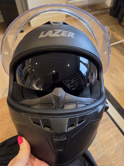 Kask motocyklowy lazer rozmiar S + intercom