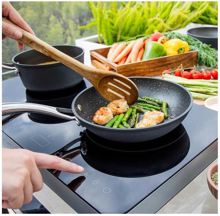 Placa Indução Portátil 2 Fogos Cecotec – Campismo e Uso Portátil e V2L