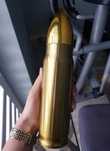 Termos Złoty Nabój 0,5L Nierdzewny bez BPA Próżniowy Bullet Brass