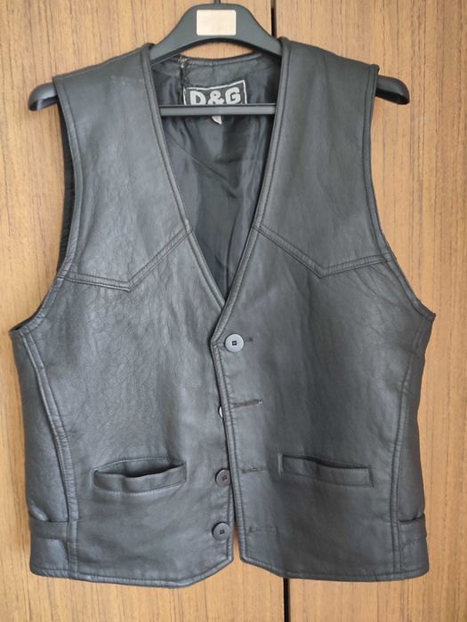 Жилетка чоловіча еко-шкіра