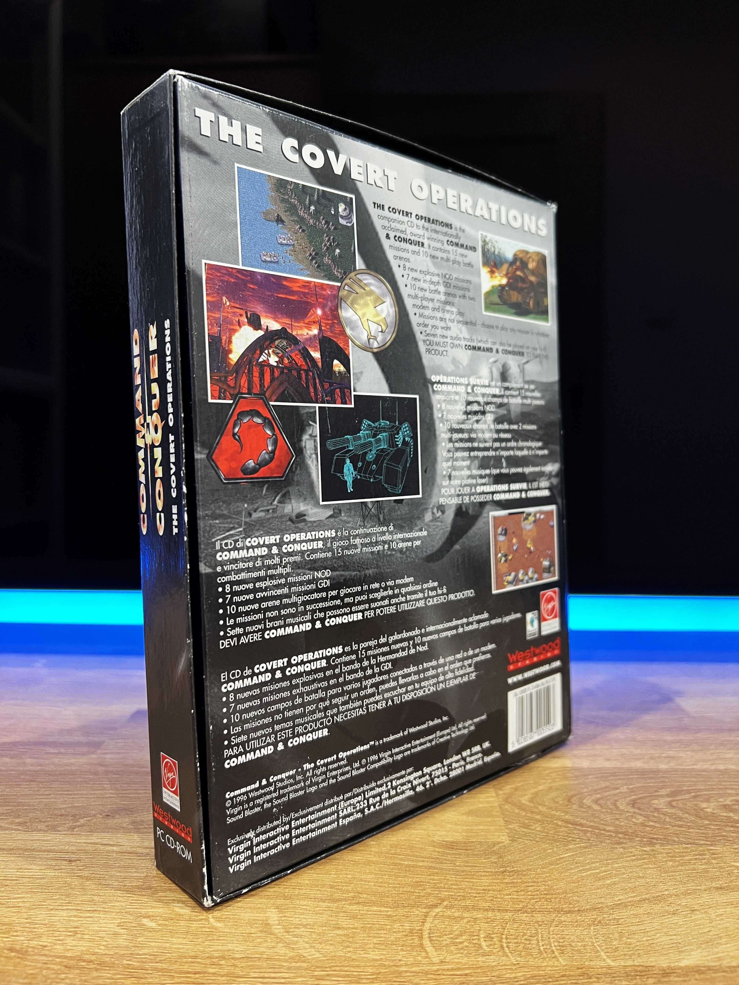 C&C The Covert Operations (PC EN 1996) BIG BOX angielskie wydanie