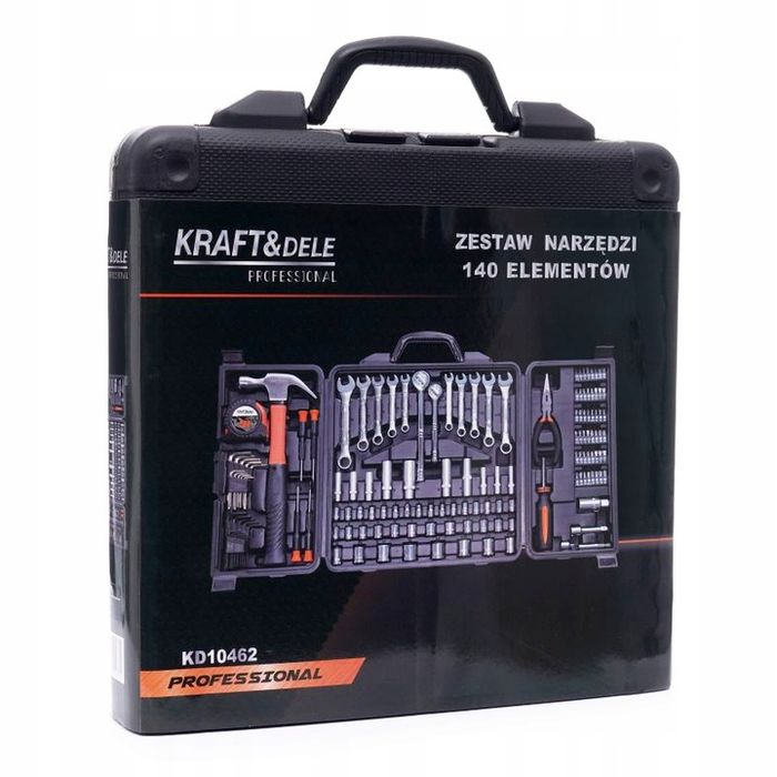 Zestaw Kluczy Narzędzi Klucze Nasadowe W Walizce 140 El Walizka Narzęd