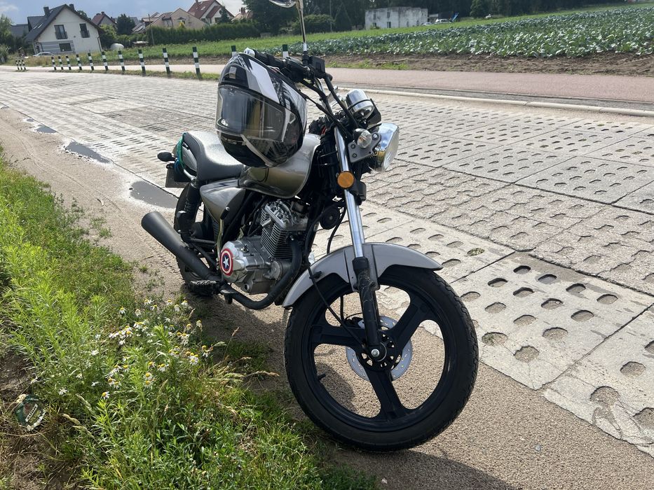 Romet Soft Chopper, 125ccm, 1 wlaść. Okazja tylko 3,5 tyś przebiegu!!