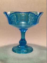 Antyczny wazon cukiernicza miska 19 wiek szkło Caryzm piętno Stan Lux