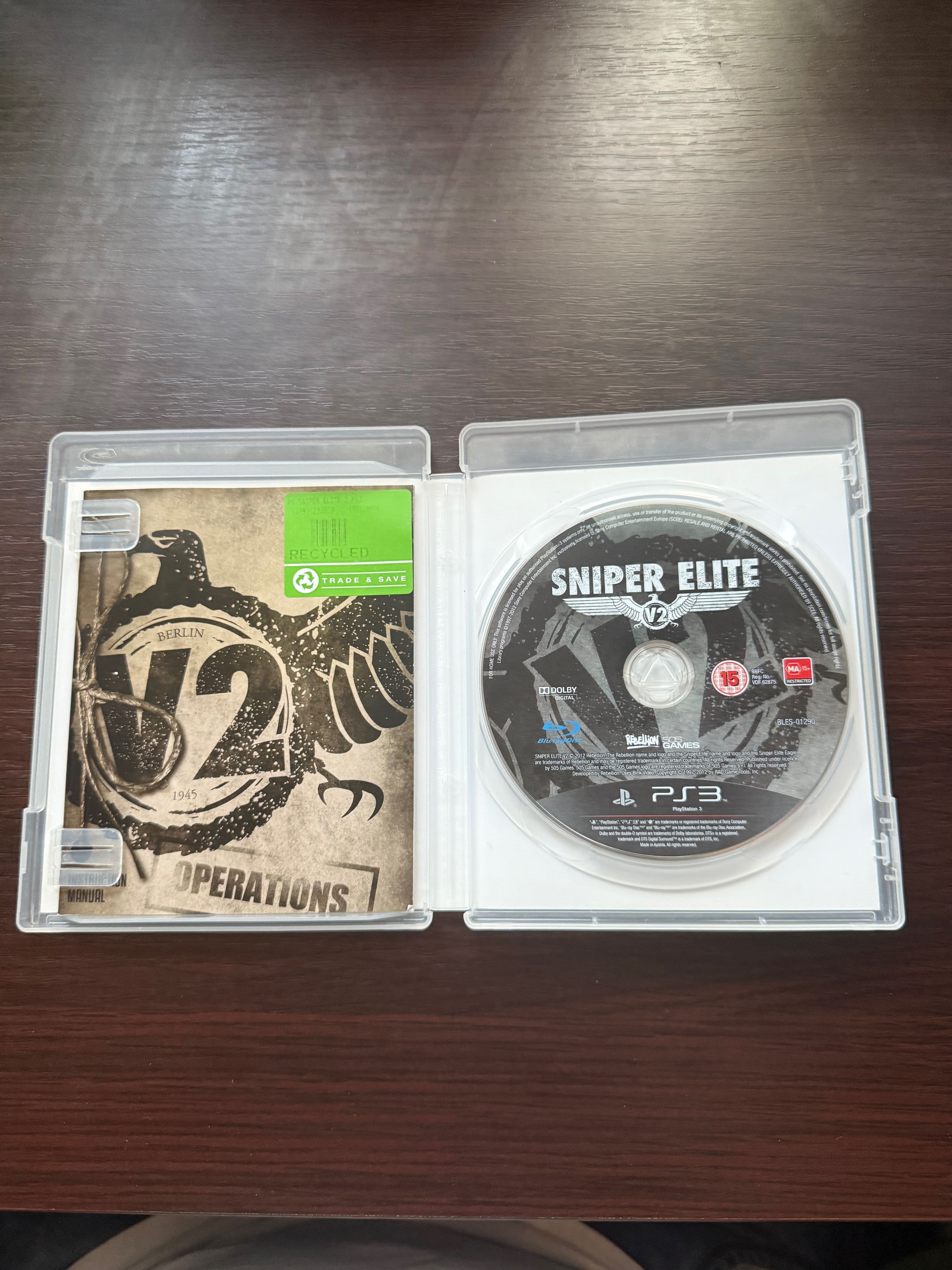 sniper elite v2 ps3