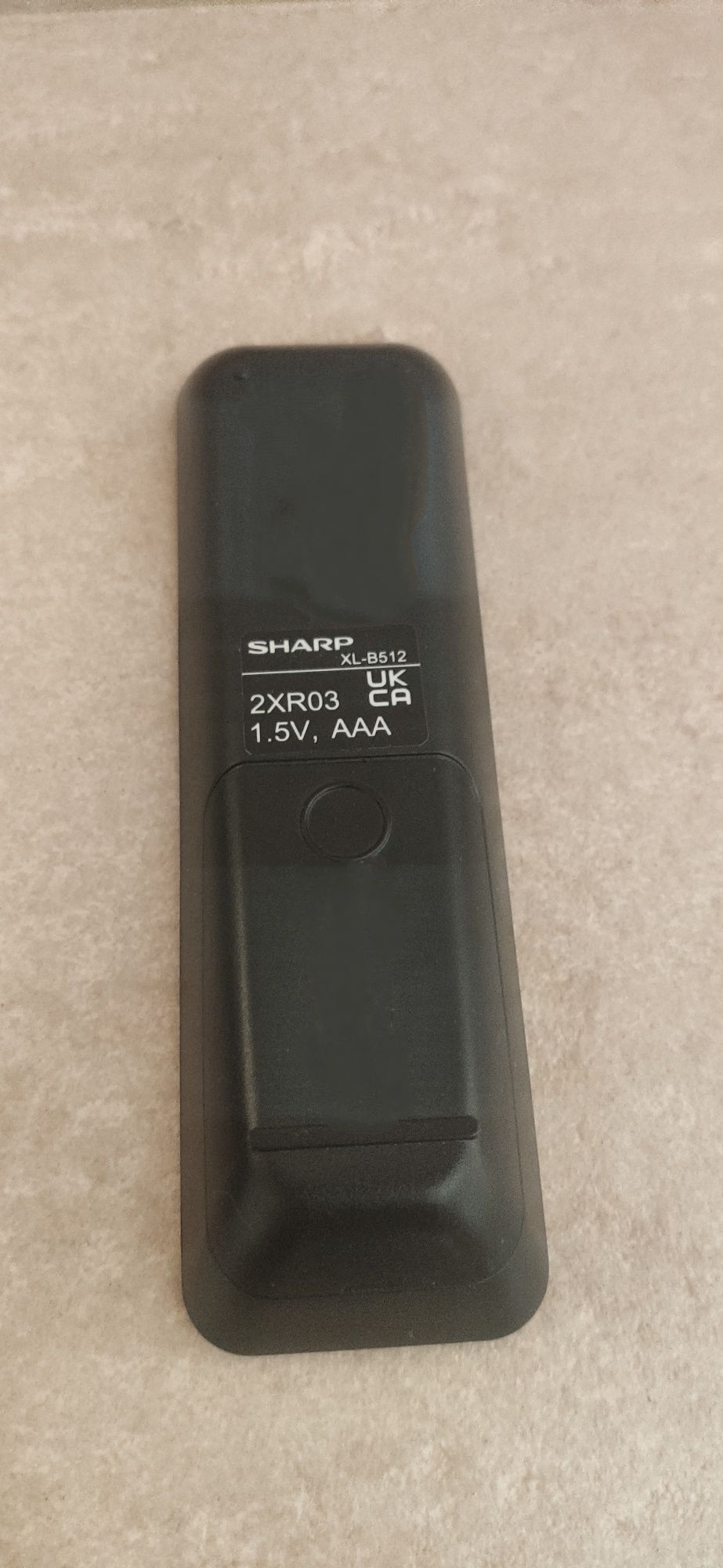 SHARP XL-B512 - Controlo Remoto
