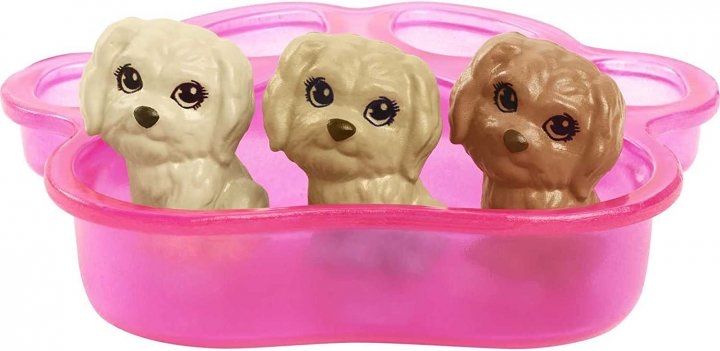 Барбі з собакою та новонародженими цуценятами Barbie Newborn Pups