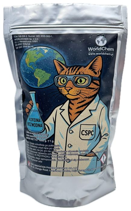 Kofeina Bezwodna 1kg Czysta , CSPC