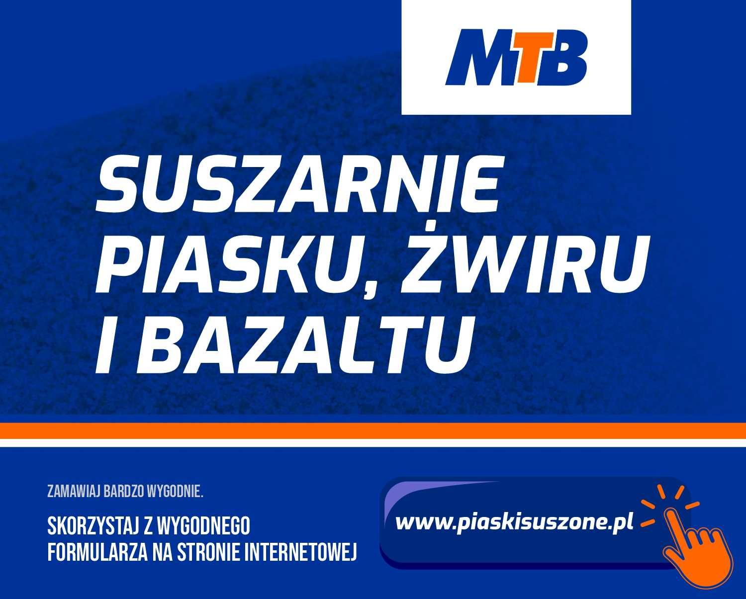 Piaski Suszone Żwiry Piaskowanie Zaprawy BIG-BAG Cysterna Transport