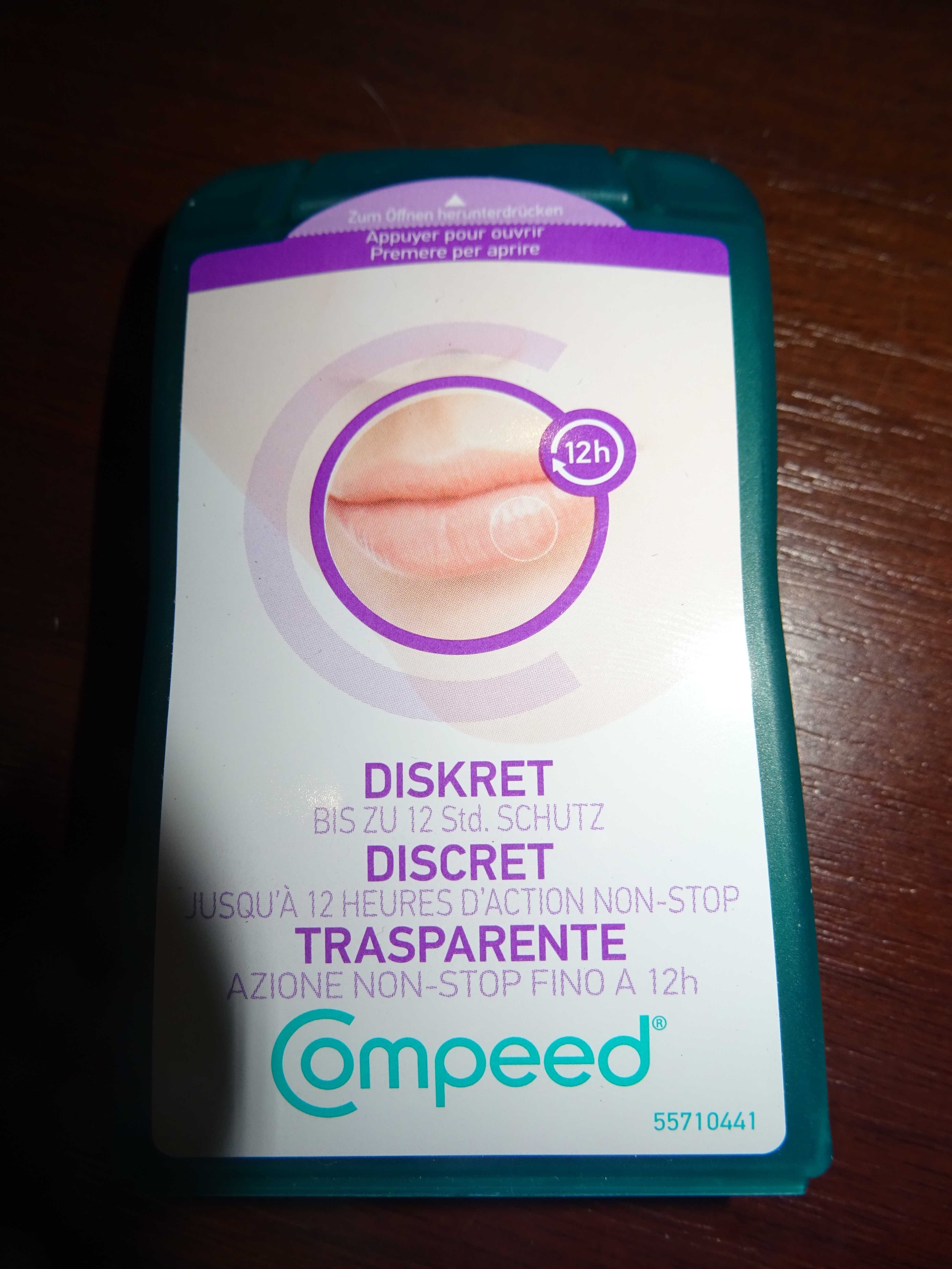 Plastry na opryszczkę Compeed 15 sztuk przezroczyste