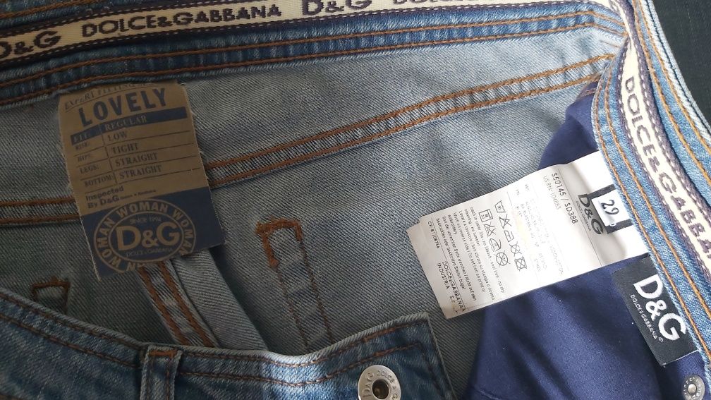 Dolce Gabbana spodnie rozmiar  29/M-L