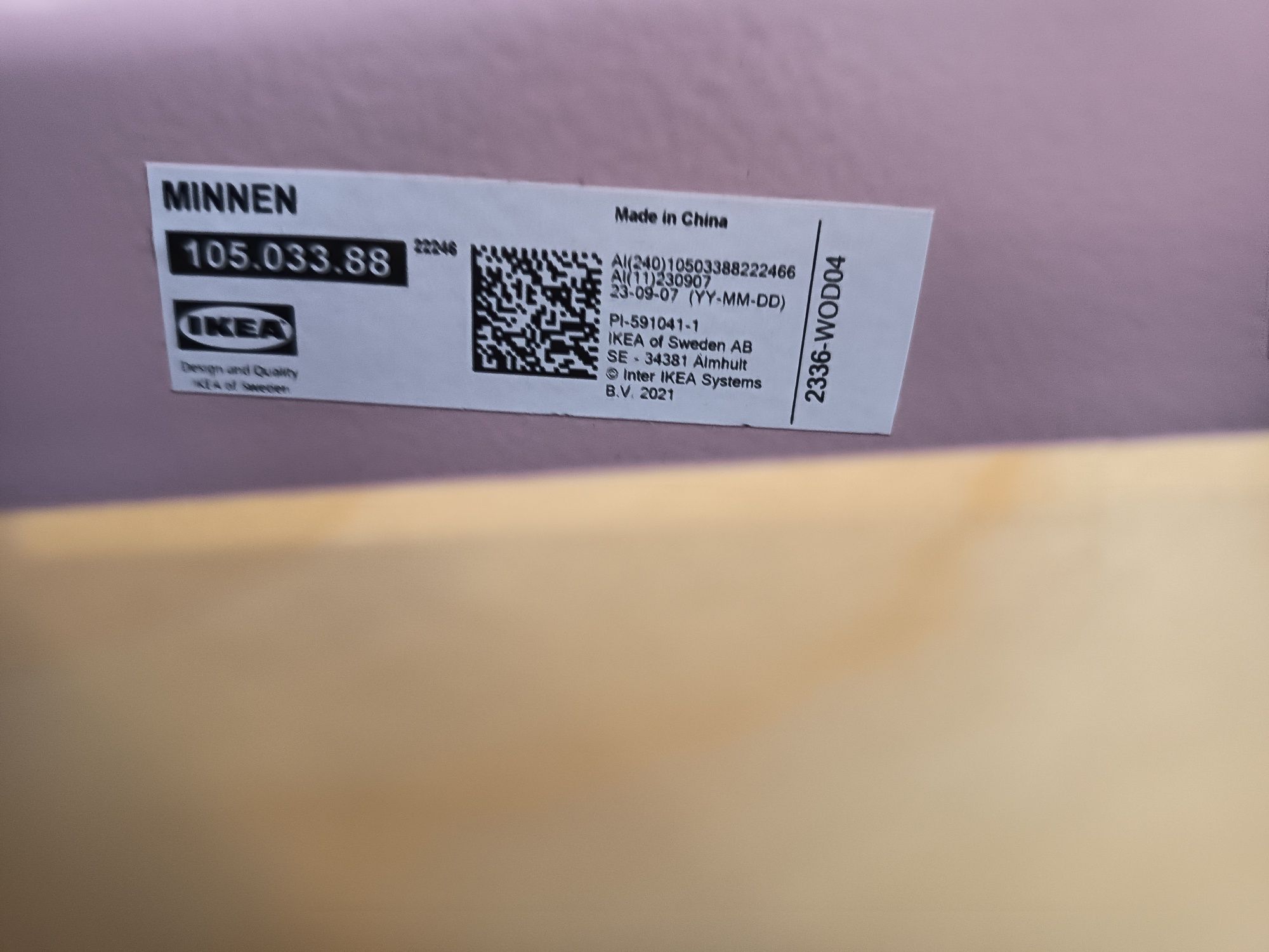 Cama extensível IKEA Rosa 80×200