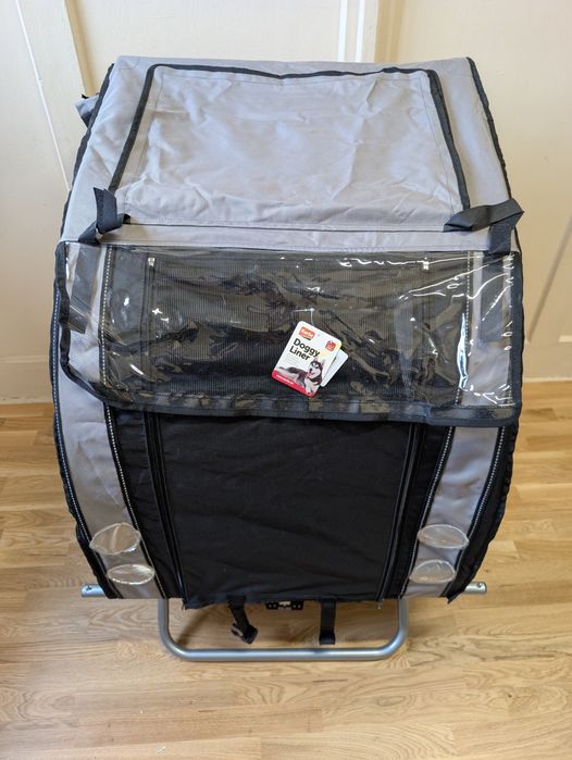 Karlie Przyczepka Rowerowa dla Psa 148x90x88cm do 50kg DUŻA SOLIDNA