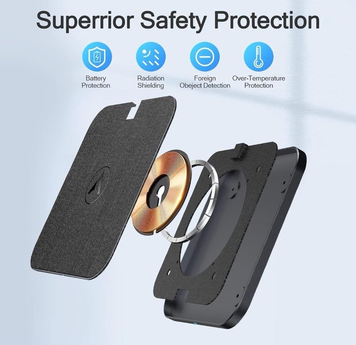 15W ładowarka indukcyjna, szybka bezprzewodowa ładowarka Qi do iPhone