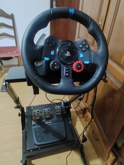 Volante G29 + Cockpit de Simulação  Corrida