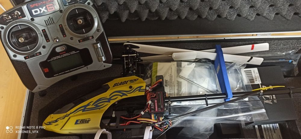 Blade 400 + Spectrum DX6 + MTS Extras