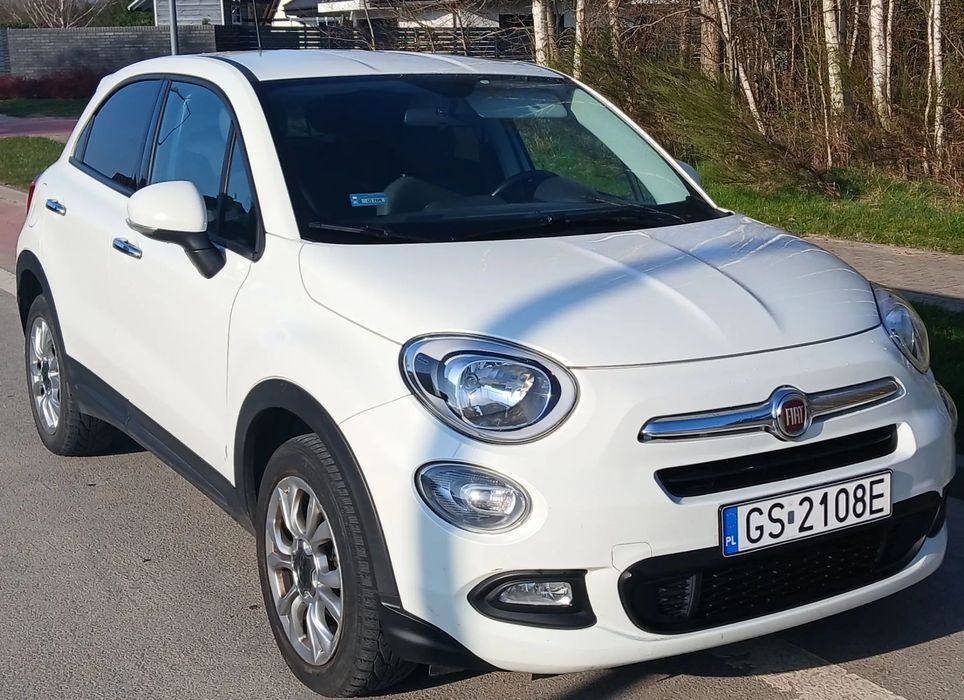 Fiat 500X Duża Nawigacja  BEZWYPADKOWY Zadbany Polski ASO FIAT 500 GARAŻOWANY