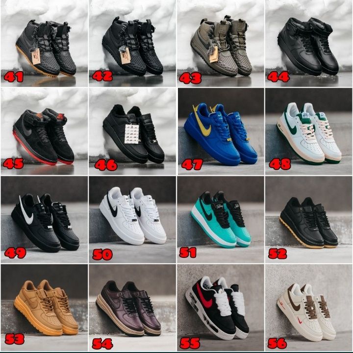 ВСІ КОЛЬОРИ‼️Кросівки Nike Air Force 1 /Gore-Tex, Термо/ 36-46,ПРЕМІУМ