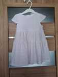 Nowa elegancka sukienka idealna na chrzest wesele 86 cm Ergee