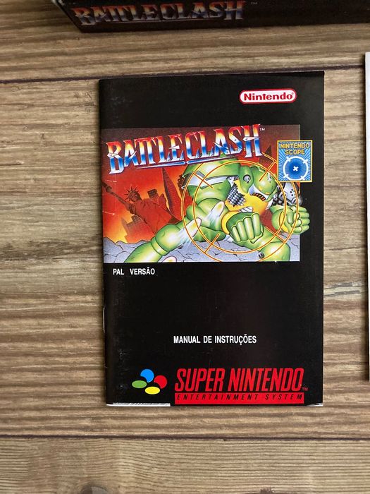 Battleclash SNES Super Nintendo PT PAL Como Novo