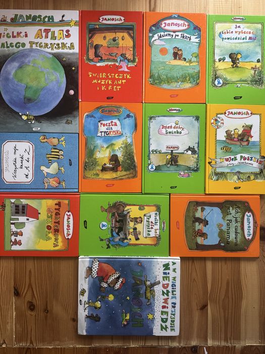 Janosch zestaw książek 12 sztuk dla dzieci