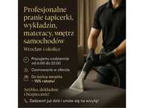 Wrocław pranie tapicerki kanapy narożnika materacy czyszczenie dywanów