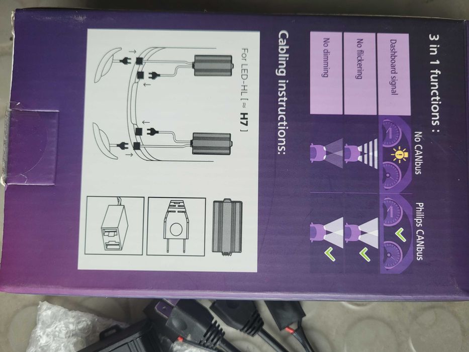 CanBus LED adapter H7 Philips LUM18952X2