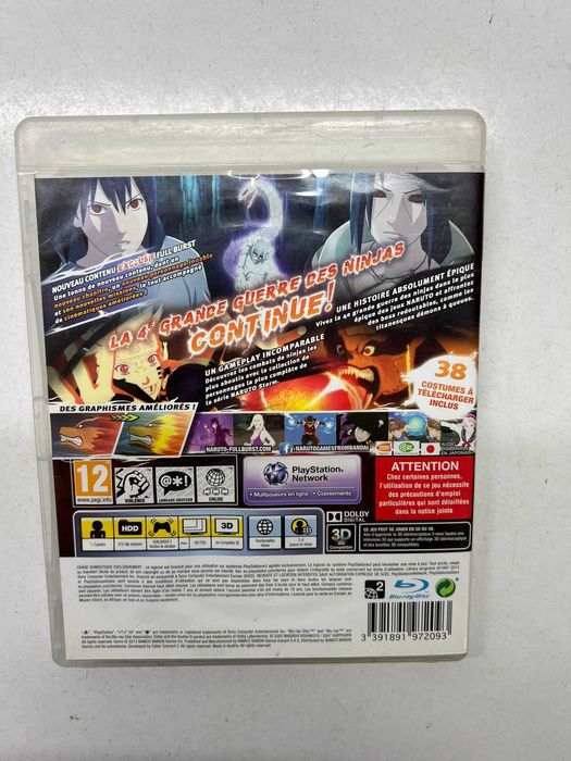 PS3 - Naruto Shippuden Ultimate Ninja Storm 3 Full Burst