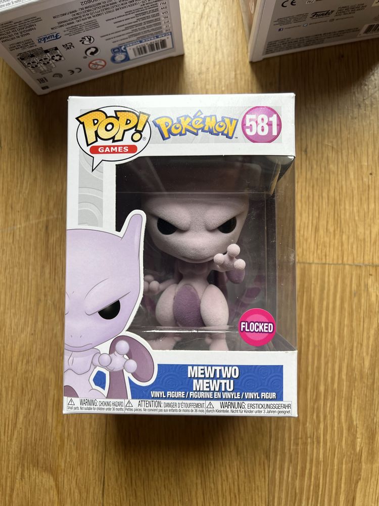 Mewtwo Funko Pop Flocked