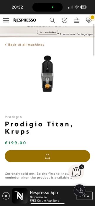 Nespresso krups maquina cafe.