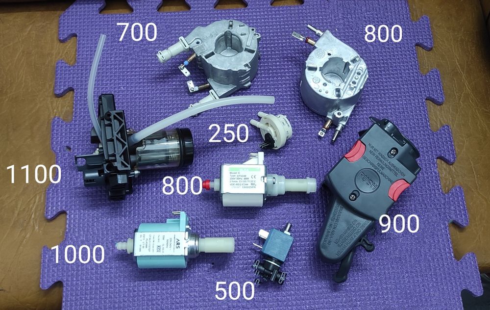 Нові Запчастини кавоварки Delonghi