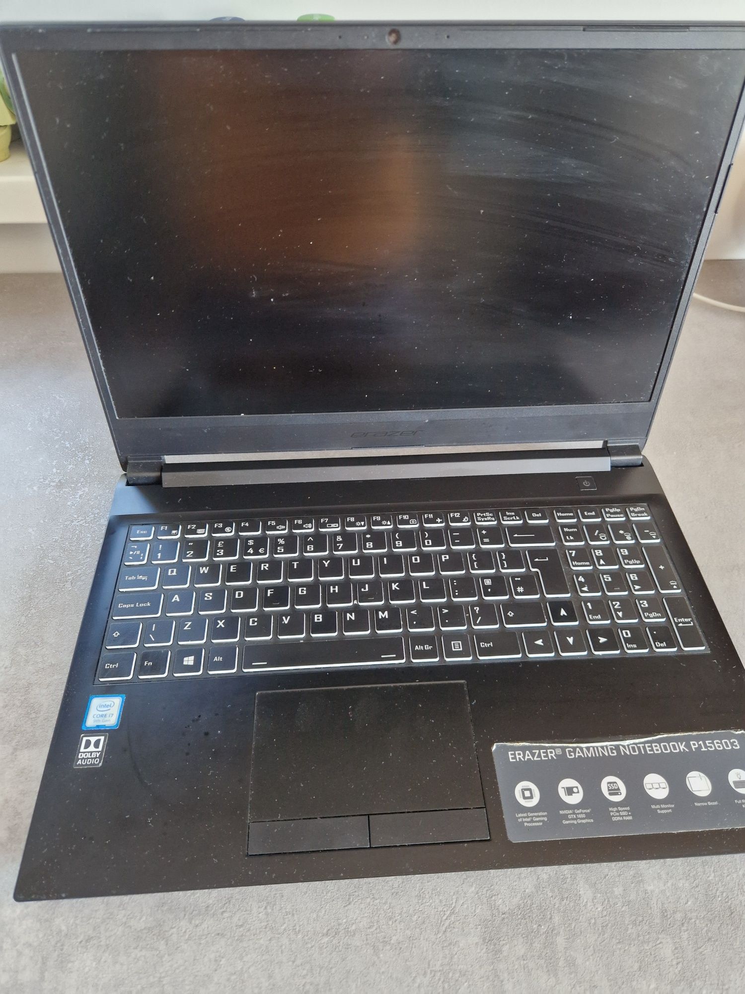 Medion erazer p15603 uszkodzony