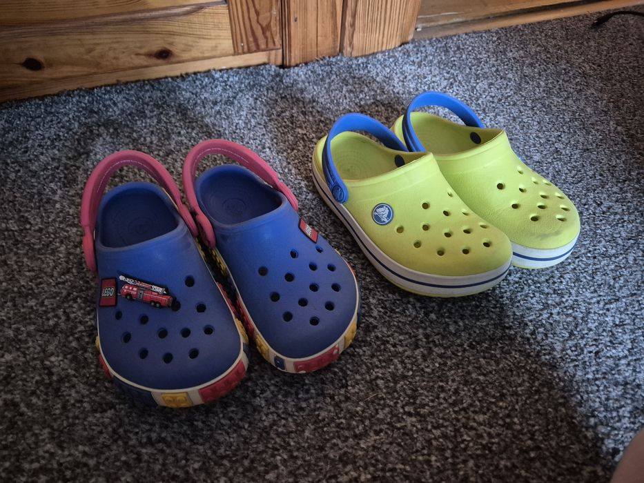 3pary crocs  - r. 10-11 c, 27-28, 2x standard w tym lego, + japonki