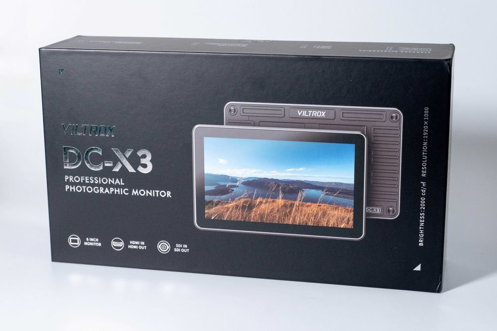 Тачскрін монітор Viltrox DC-X3 6" | 2000 ніт IPS HDR 3D Lut SDI