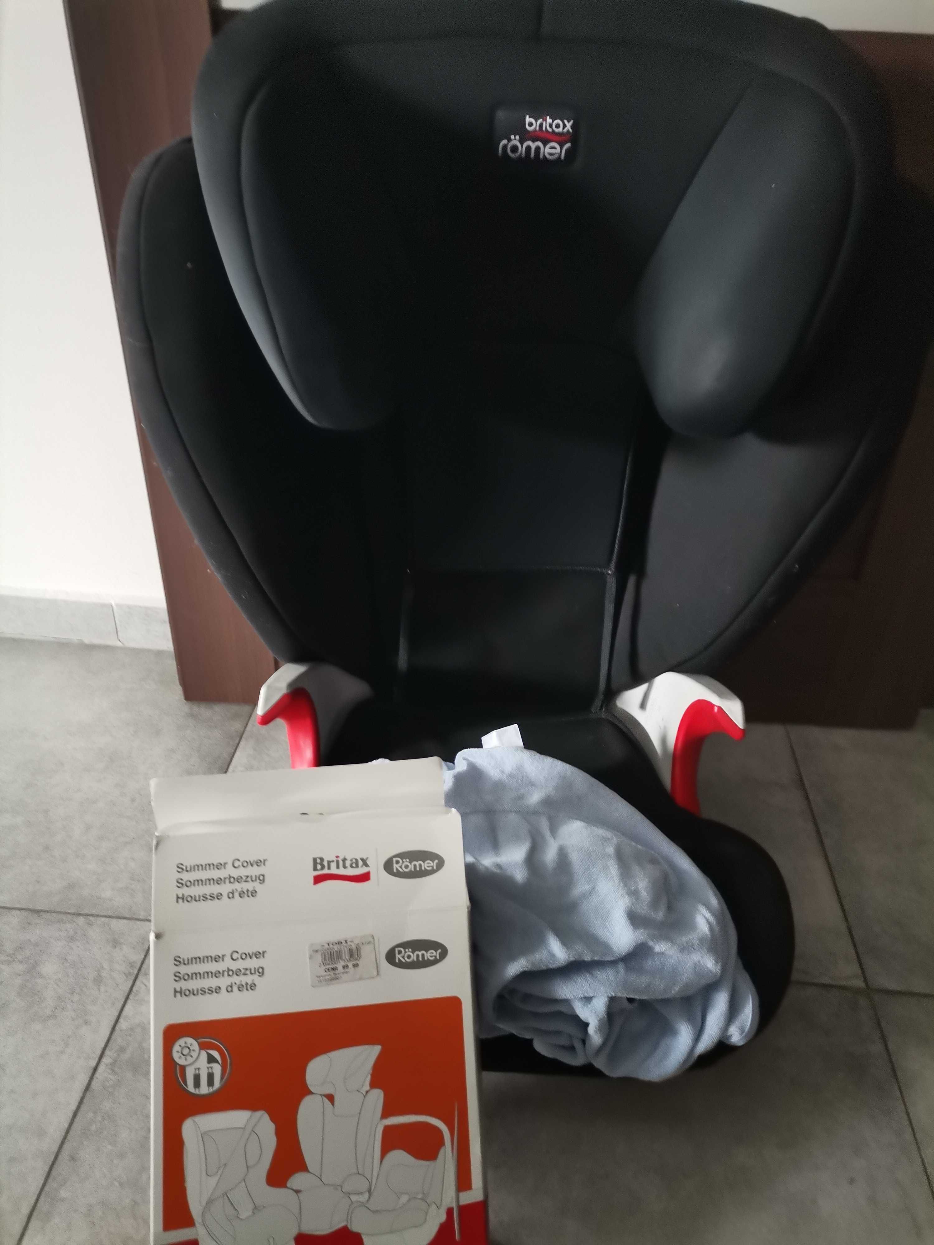 Fotelik Britax Romer  36 kg+ letnia tapicerka