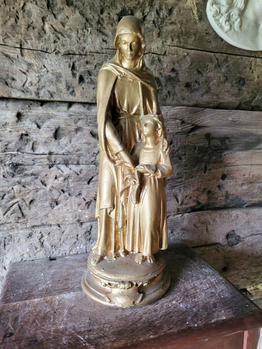 Święta Anna gipsowa figurka