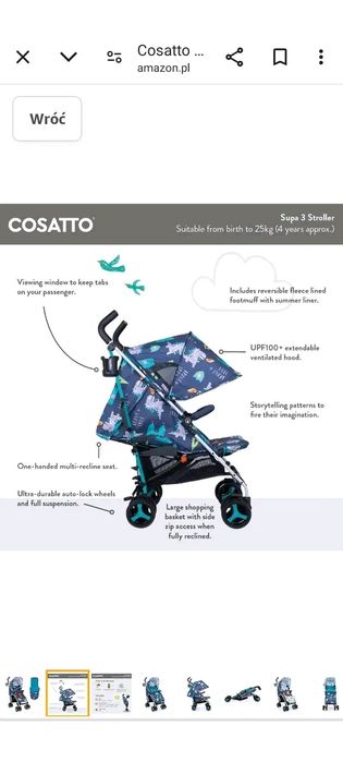 Spacerówka Cosatto SupaDragon