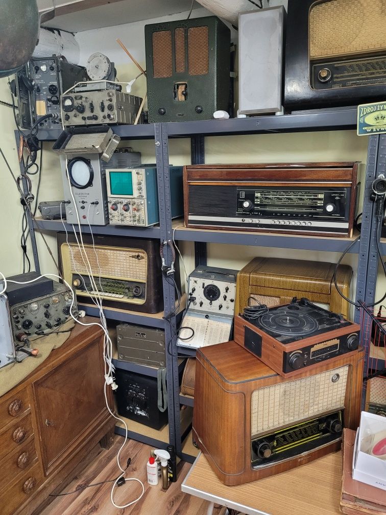 Stare radio pionier retro vintage prl kolekcja