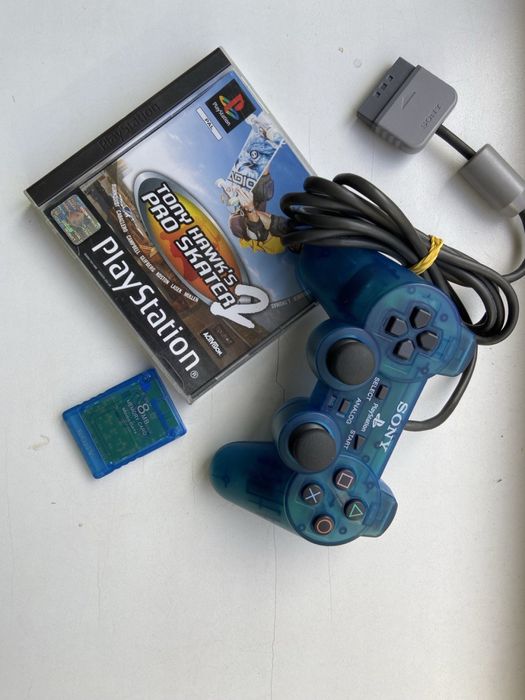 Dualshock Clear Blue / Ps1 Ps2 Classic