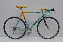 Piękna retro Bianchi mega pro XL titanium 3x9 campagnolo chorus racing