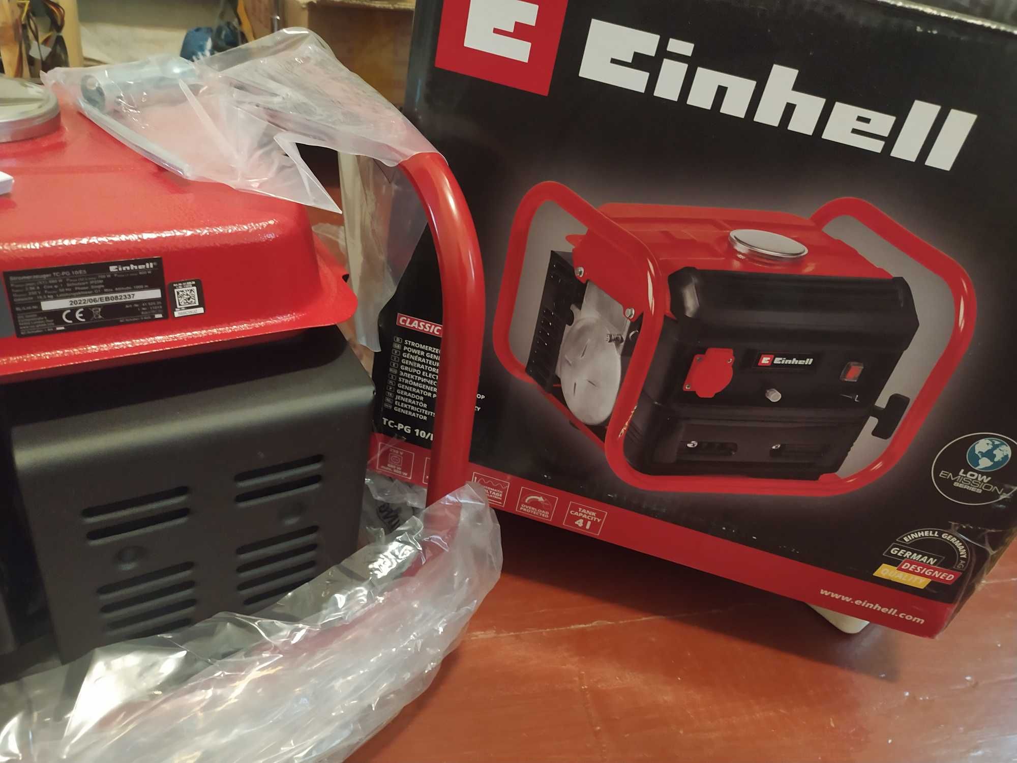 Бензиновий генератор Einhell TC-PG 10/E5 0,8 кВт