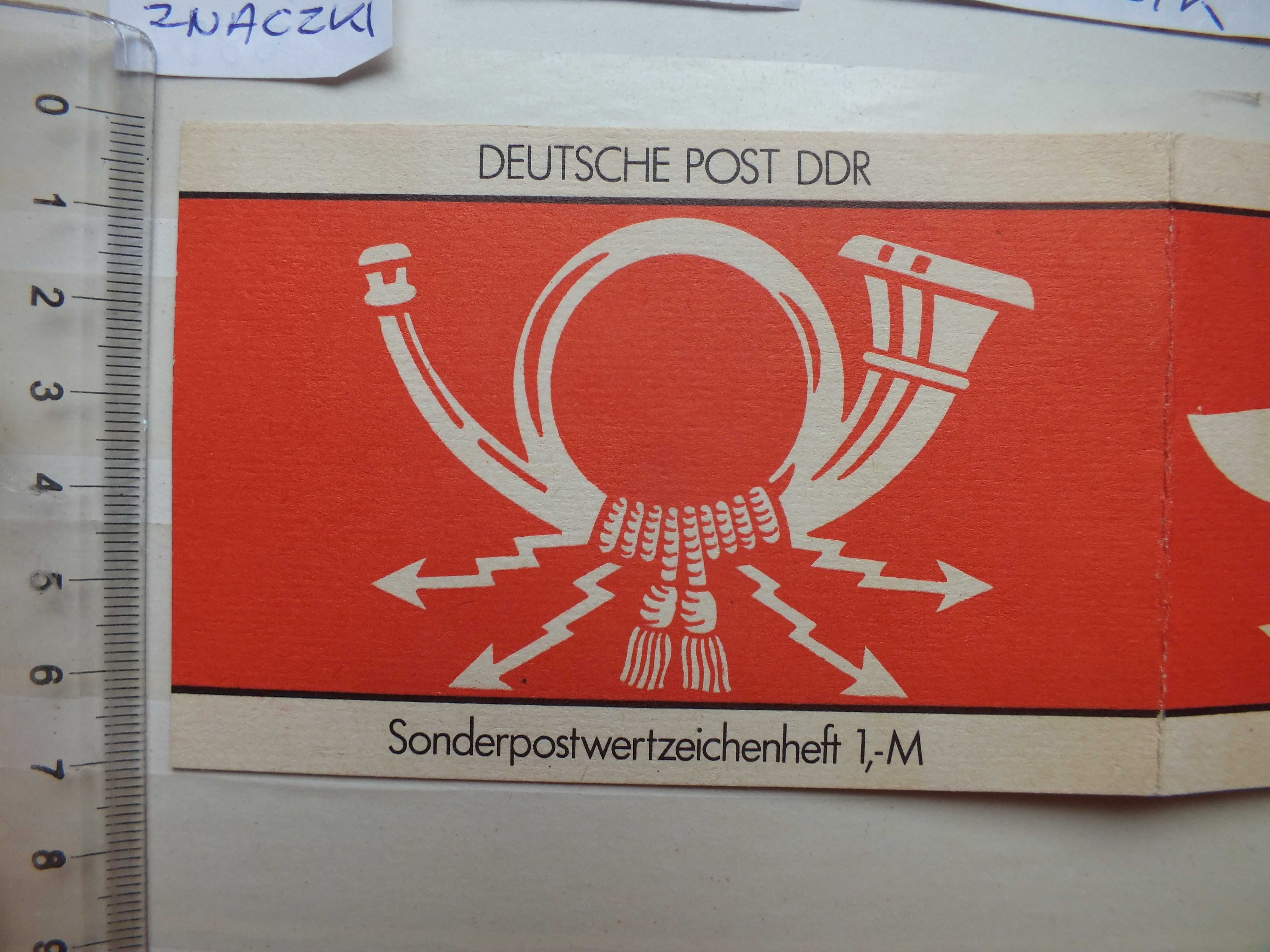 karnet 10szt. pasek znaczki Mi3231  DDR 1989r. Niemcy NRD czyste **