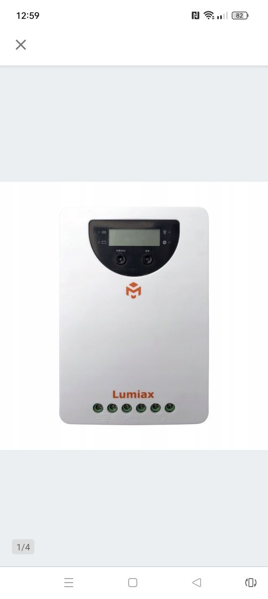 Regulator MPPT Lumiax MC4010BT Bluetooth 40A NOWY / Kamper