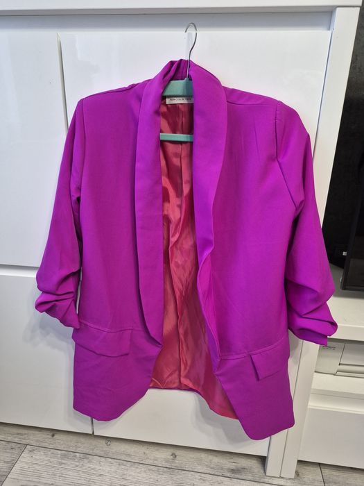 Damska marynarka fuksja fiolet rozmiar S/ M