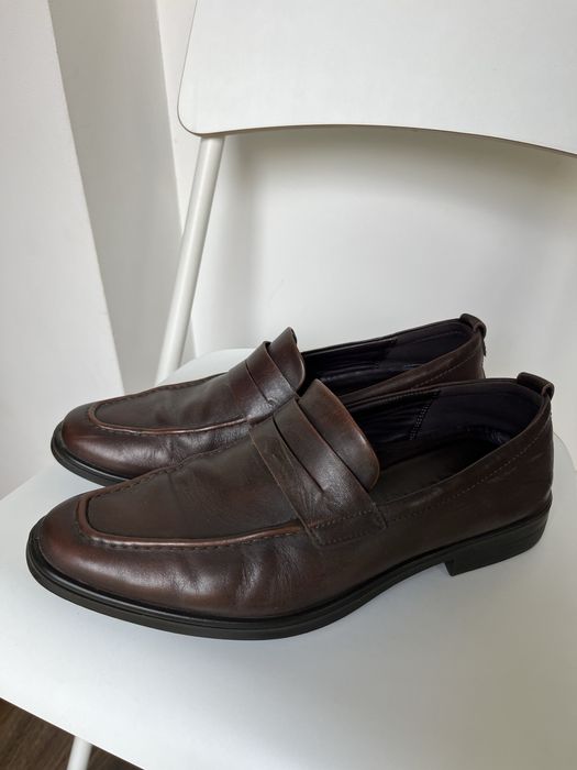 Чоловічі шкіряні лофери/мокасини/сліпони/дербі ECCO