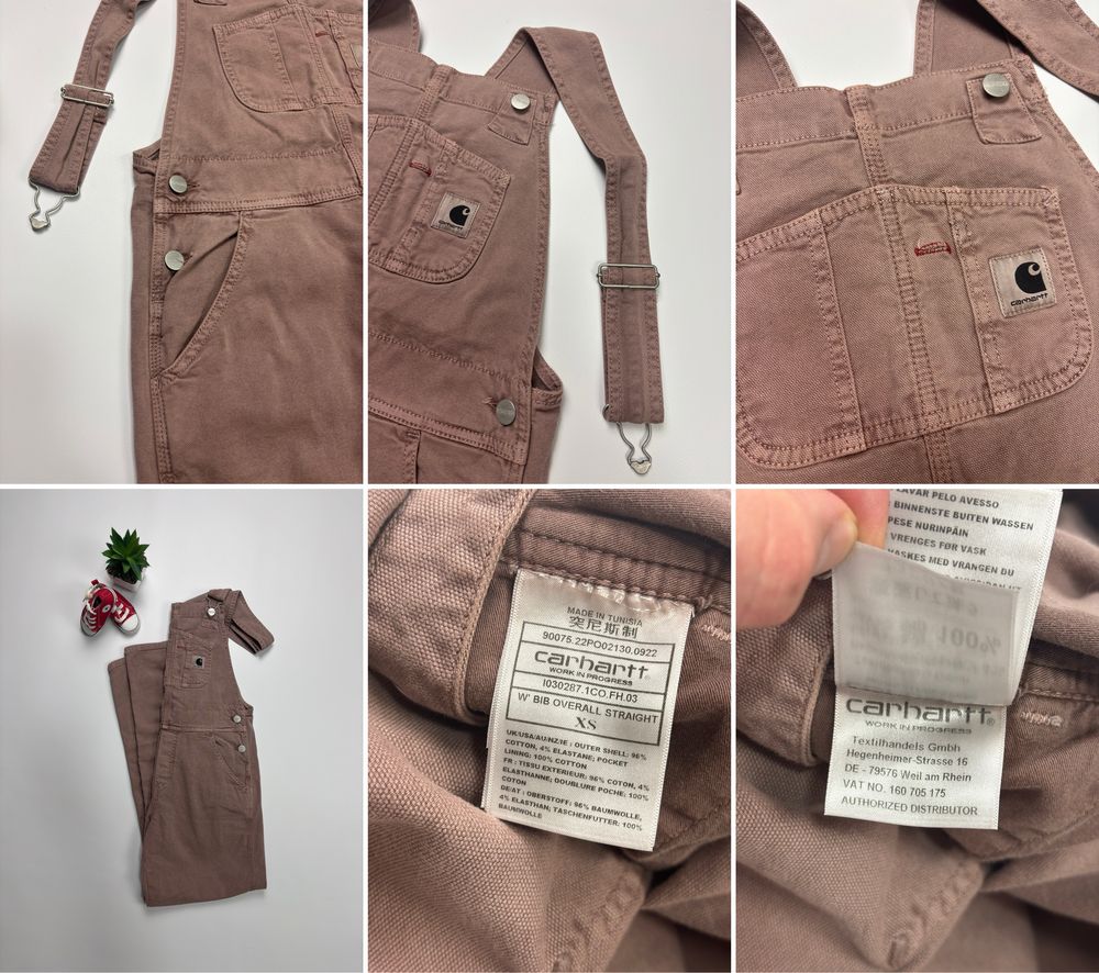 Комбинезон джинсовый джинсы штаны Carhartt originals оригинал size S