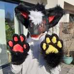 Dino maska furry
