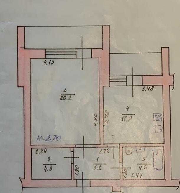 Продам 1 ком. квартиру ,  6/7, МЖК "Интернационалист"