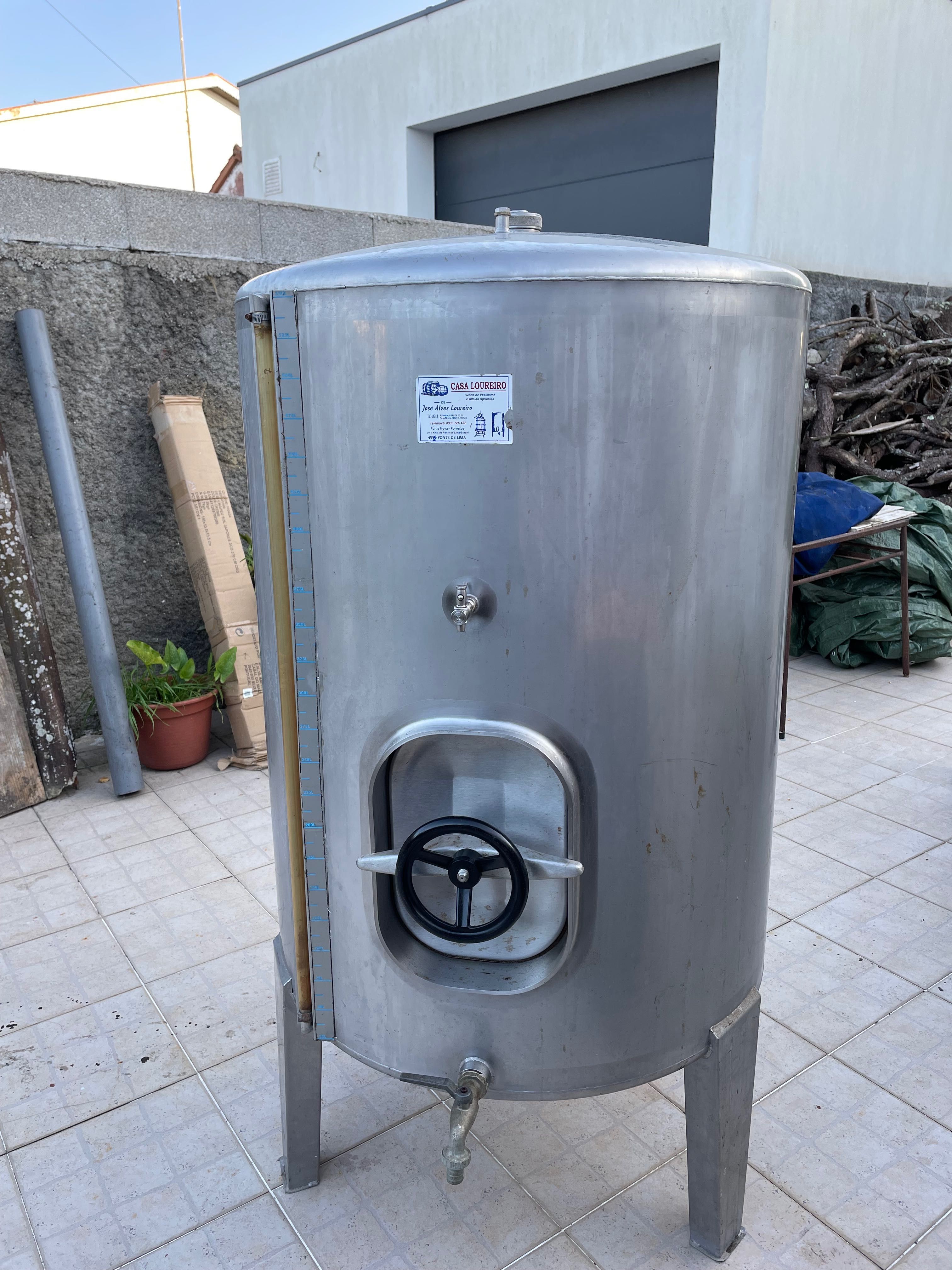 Cuba de inox de 550L