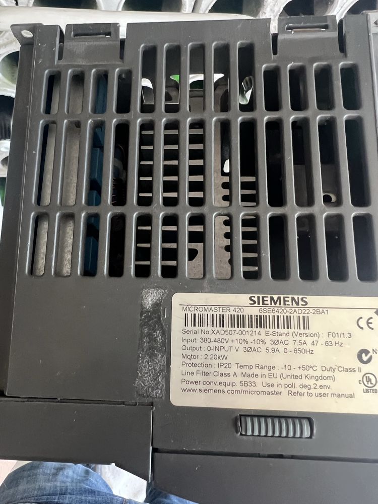 Variador de frequencia siemens